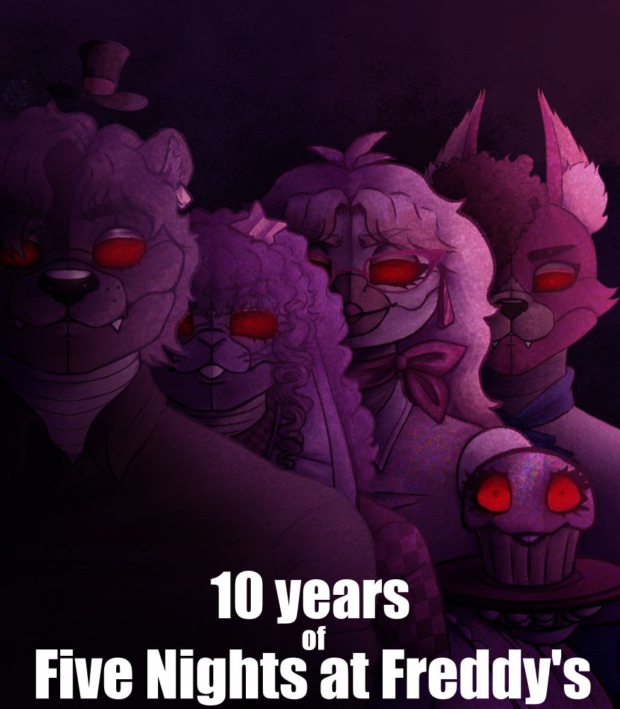 My fnaf au versions of the core 4! 