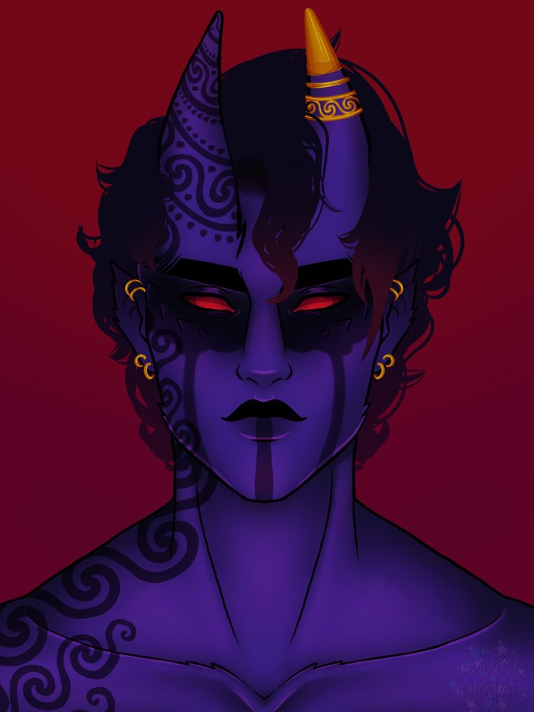 Bandit with his makeup!