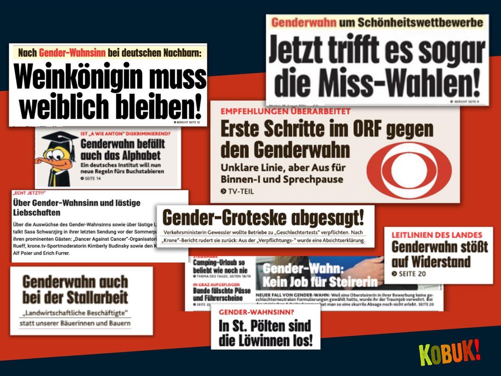 Die Kronen Zeitung im Genderwahn-Wahn •