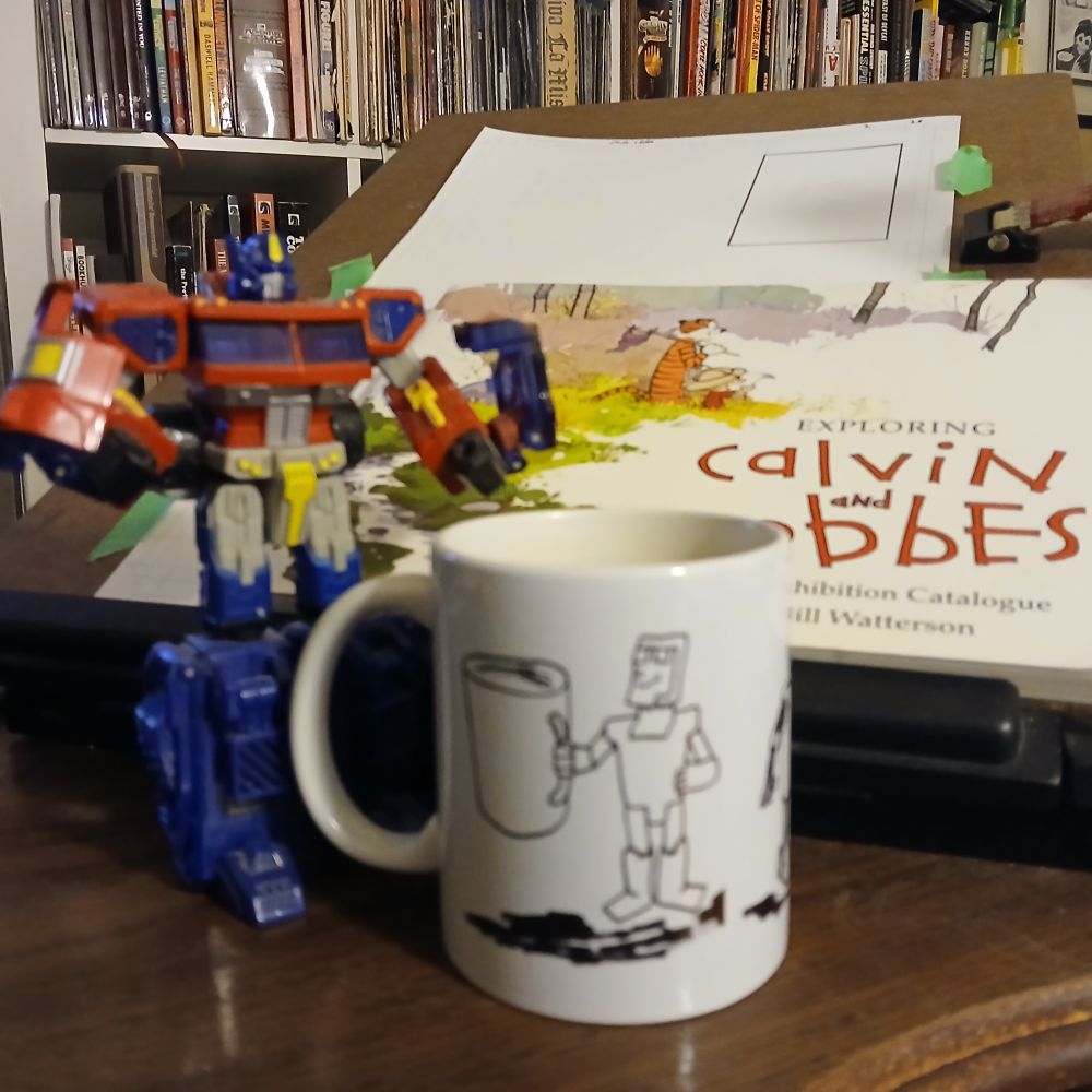 Optimus Prime & coffee