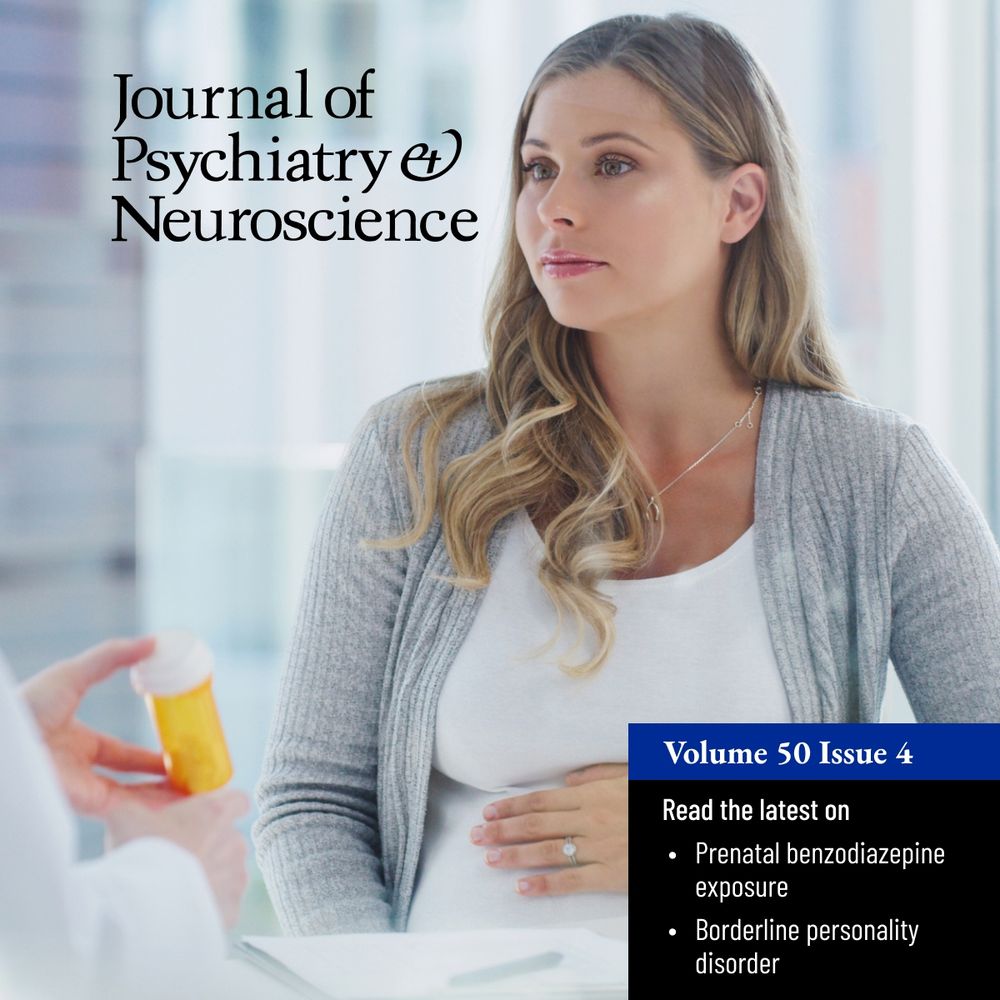 Text: New articles on prenatal benzodiazepine exposure and borderline personality disorder in Volume 50, Issue 4 of the JPN.
Image: Shot of a pregnant woman receiving medication during a consultation with a doctor.