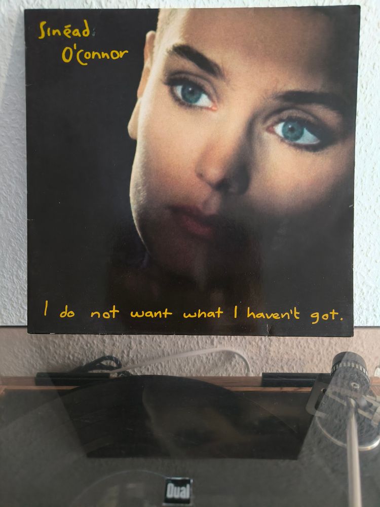 album cover with the face of Sinead O'Connor 
