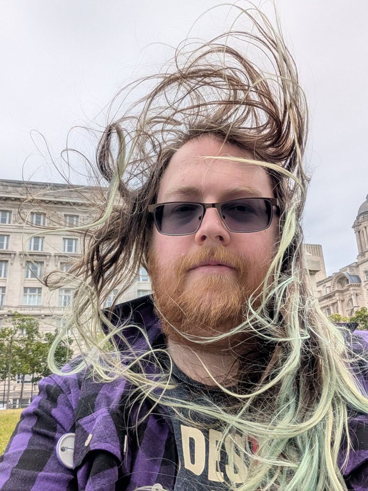 Wind in my hair. It goes everywhere