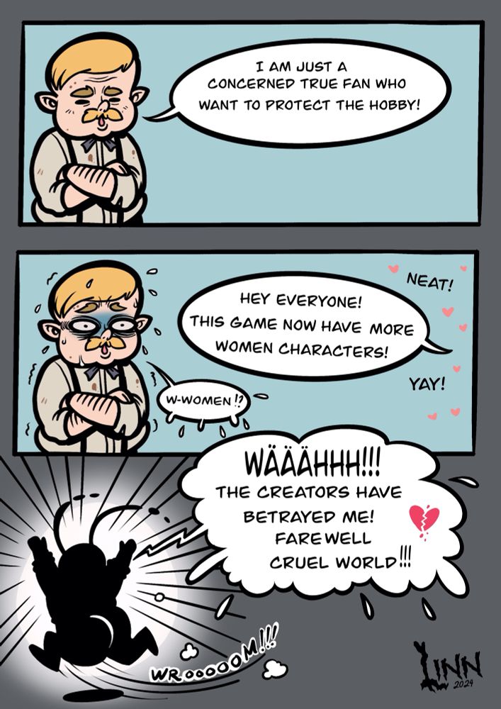 Piglet throws a fit because women intimidate him 