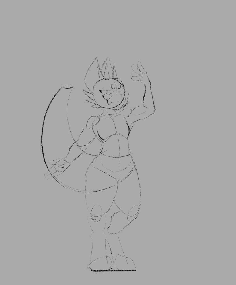 Digital sketch of Alyx in a more realistic sort of style.