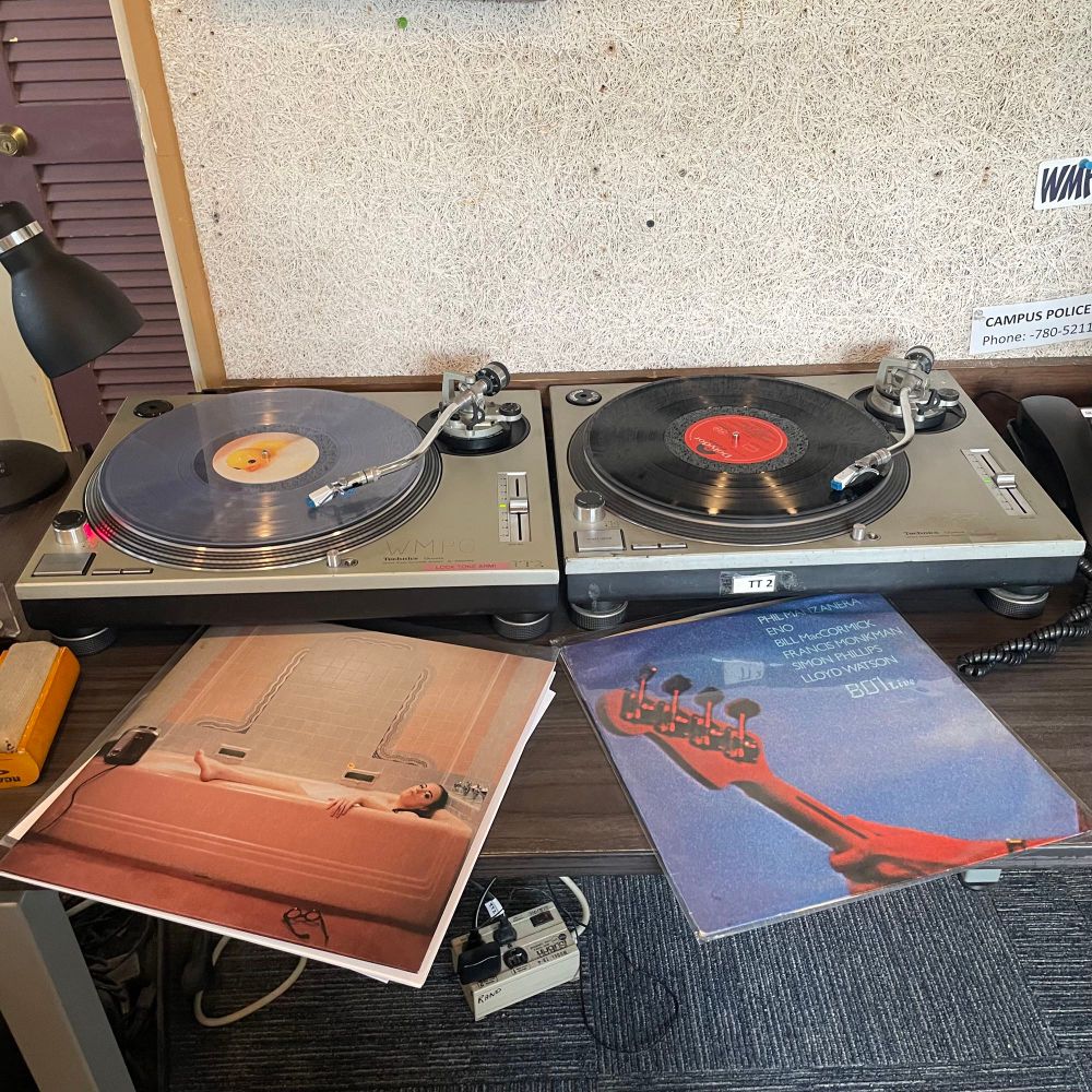 WMPG turntables with new Emma-Jean Thackray and 801 Live LPs