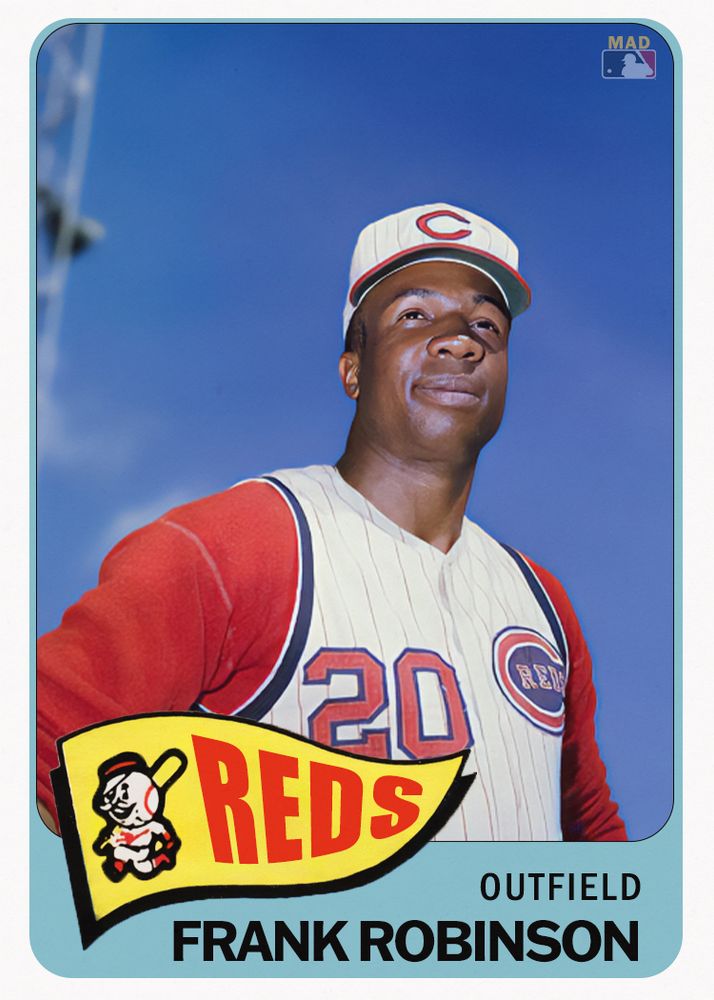 1963 Topps Custom Card Front - Frank Robinson ALT1