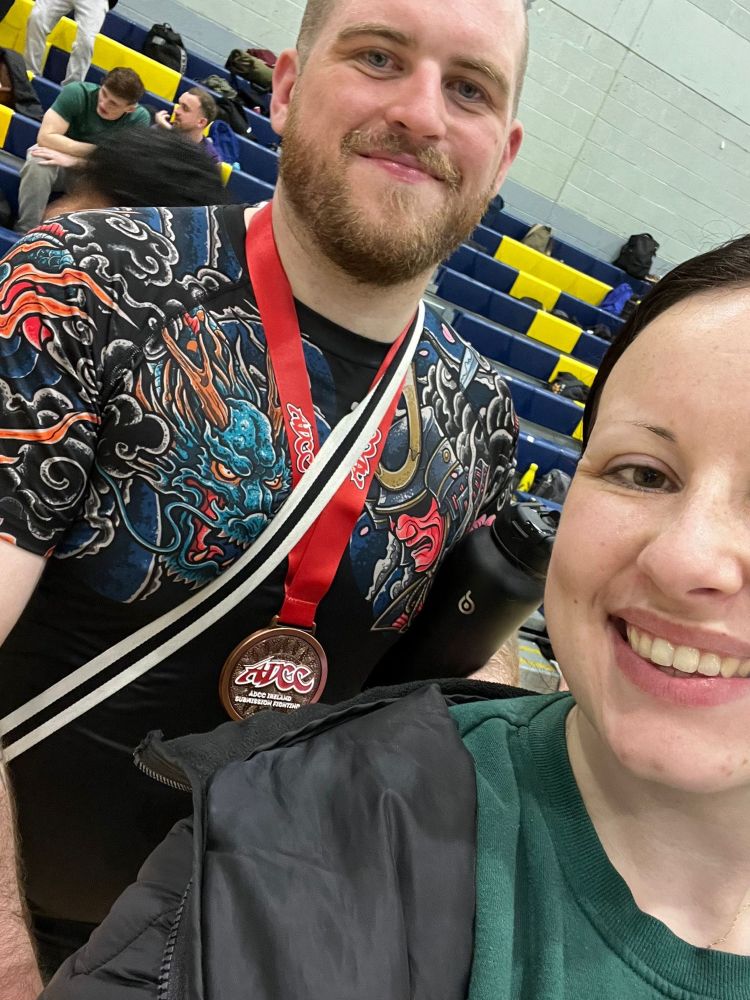 Myself and my beautiful future wife. 