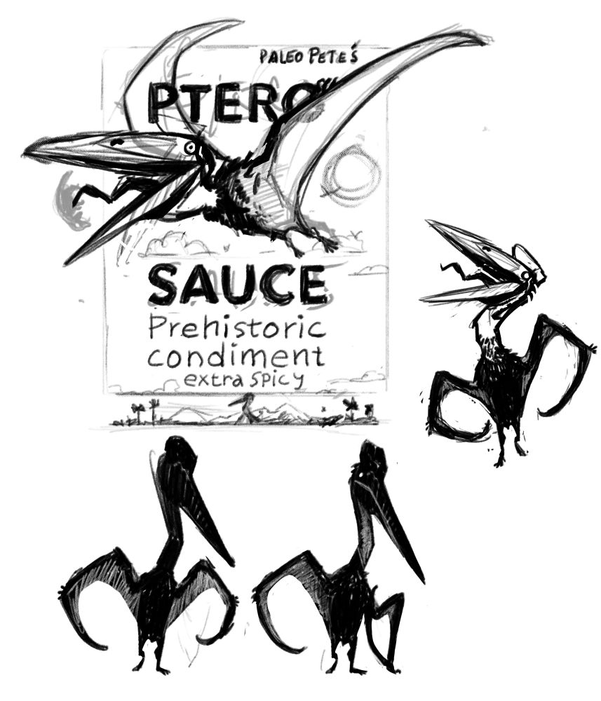 skechy pterosaurs