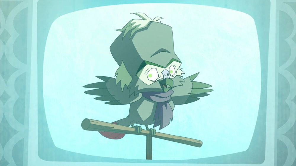 Professor Pericles in the final episode of Scooby-Doo Mystery Incorporated, now no longer evil after Mystery Inc pulled a Stone Ocean and altered reality by killing the Evil Entity that was the source of everything bad that happened in Crystal Cove. That was a sentence I surely just wrote.