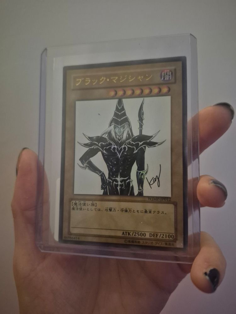 Carte Yu-Gi-Oh Magicien des Ténèbres alternatif version japonaise.