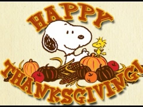 Snoopy Happy Thanksgiving
