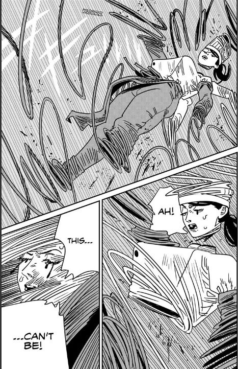 Falling Devil turning into clothes.