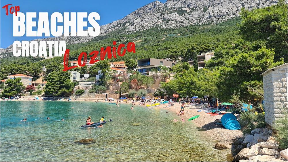 The best beaches in Croatia! Beach Loznica!