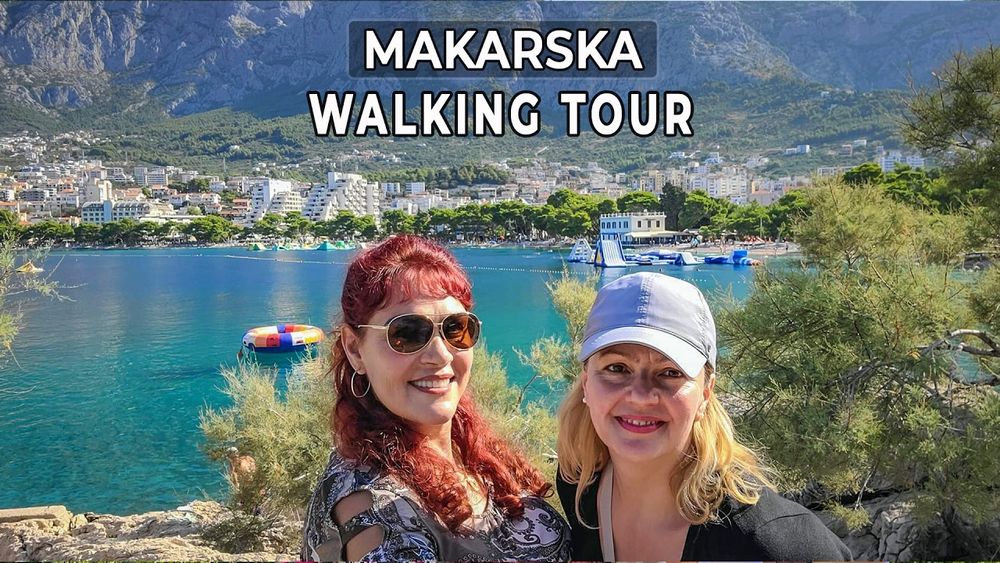 Makarska Beach – Walking Tour | Croatia Travel Vlog