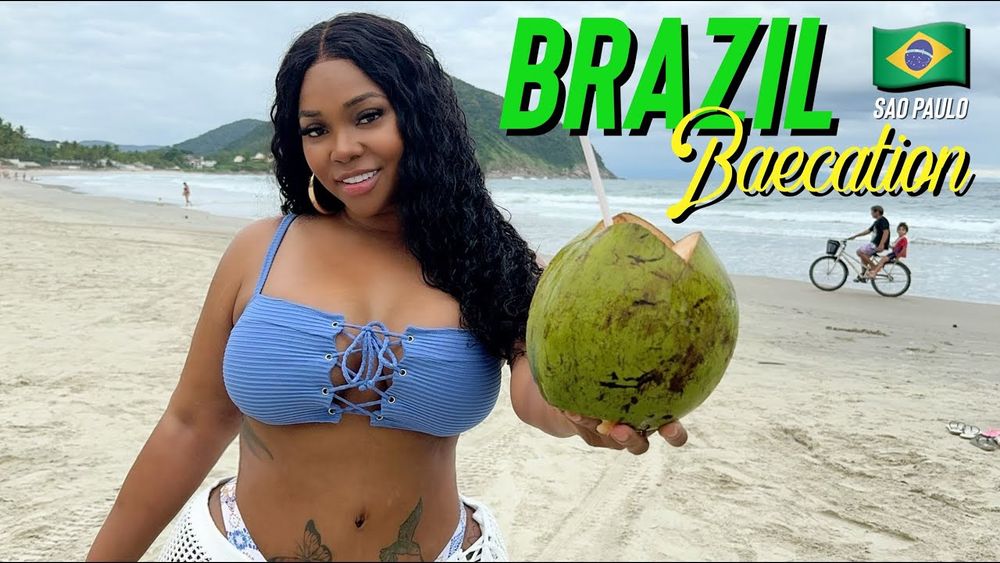 SAO PAULO BRAZIL 🇧🇷 TRAVEL VLOG | BAECATION • BEACH DAYS • AMAZING FOOD | Gina Jyneen