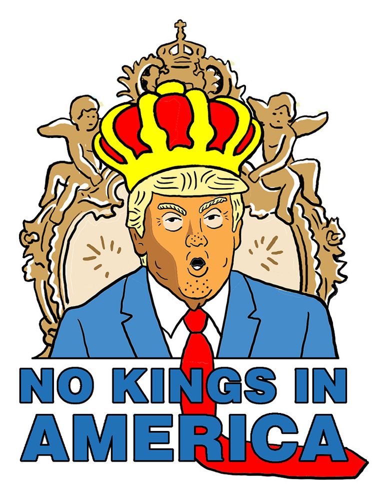 No Kings in America comic by Tom Tomorrow 