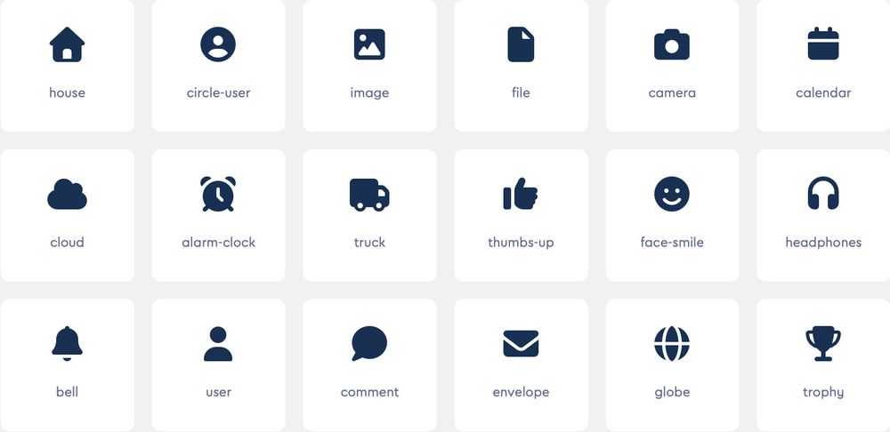 A selection of icons from version 7 of Font Awesome.