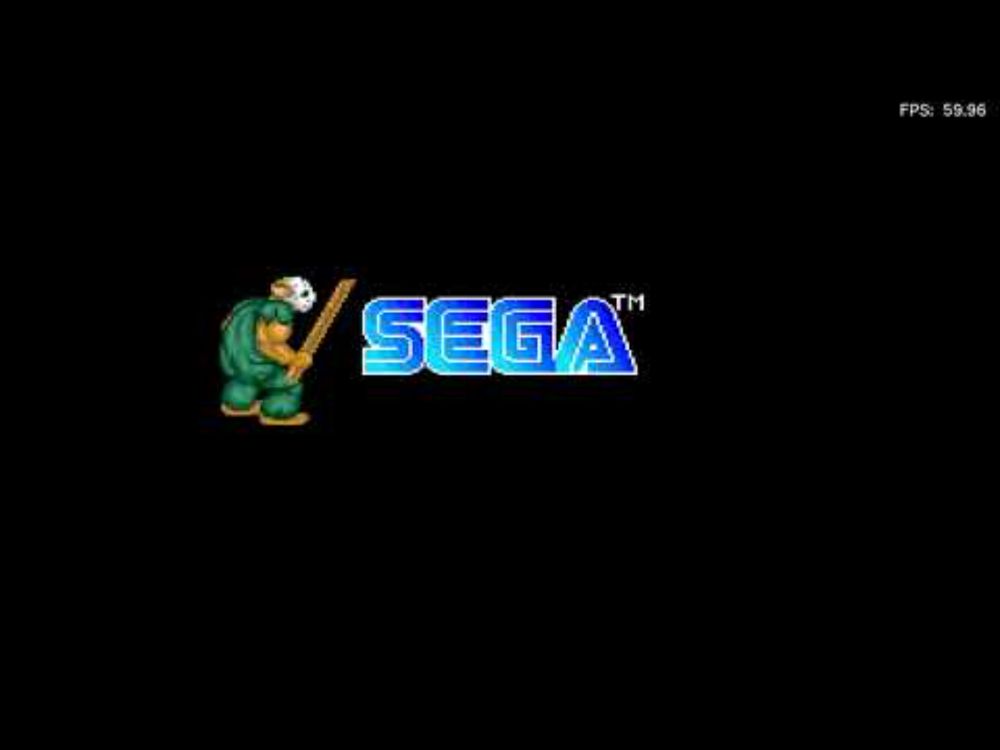 Mega Splatterhouse Sega Logo screen v1