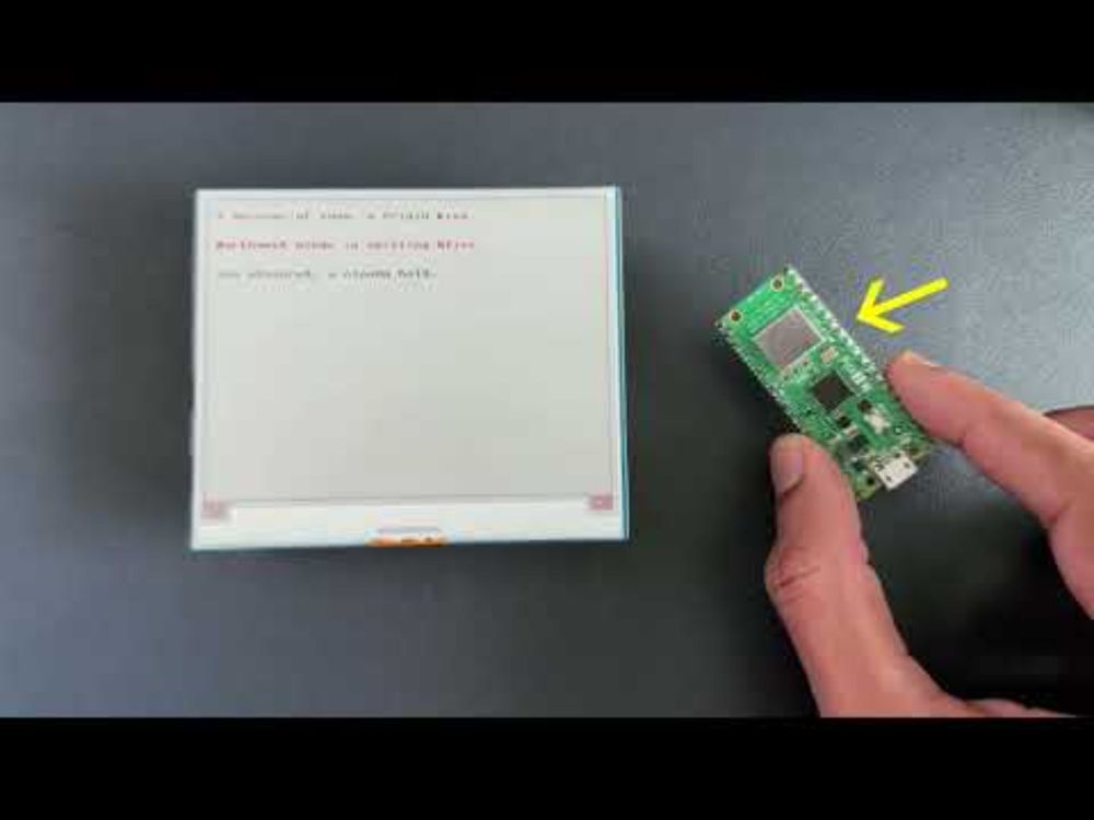 Custom Fonts on Raspberry Pi Pico E Ink Display