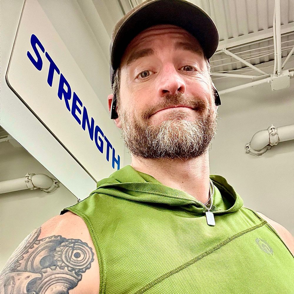 Strong guy focused on mental health and recovery
