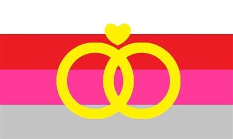 a blurry image of the monogamy pride flag