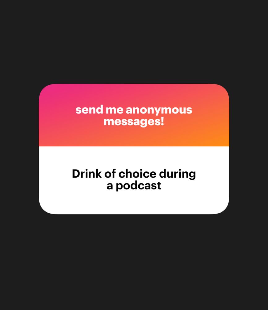 Drink of choice during a podcast