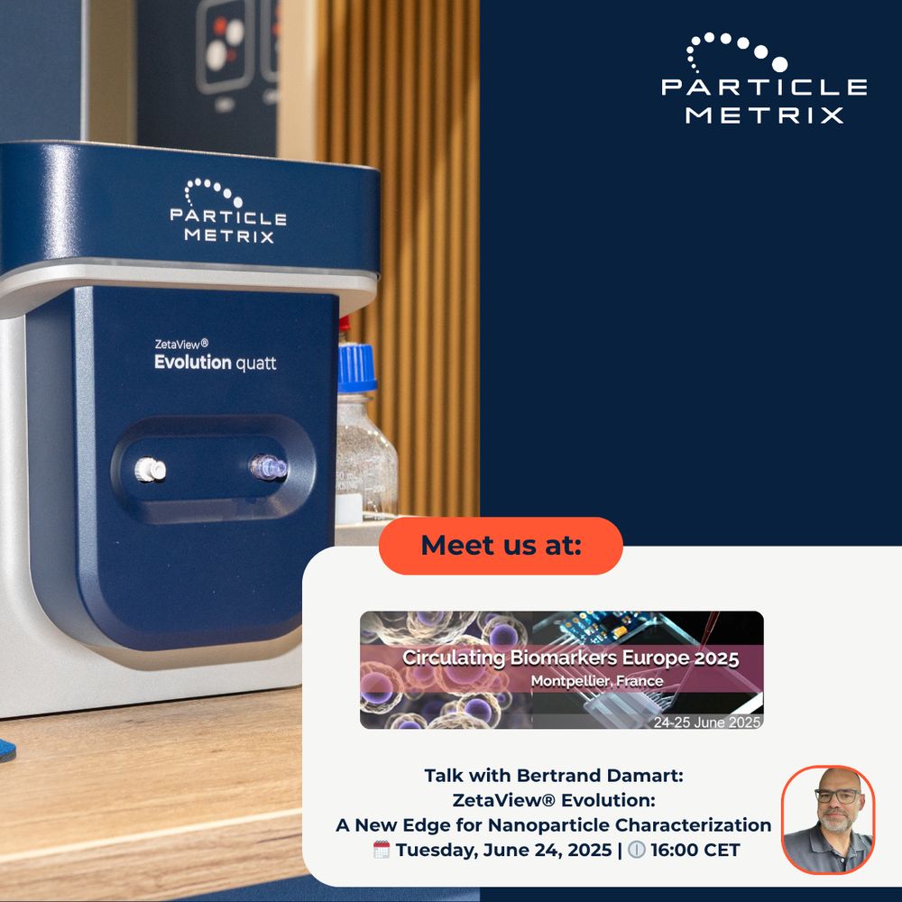 Particle Metrix is excited to announce the participation in SelectBIO’s Circulating Biomarkers Europe 2025, taking place June 24–25 in Montpellier, France.