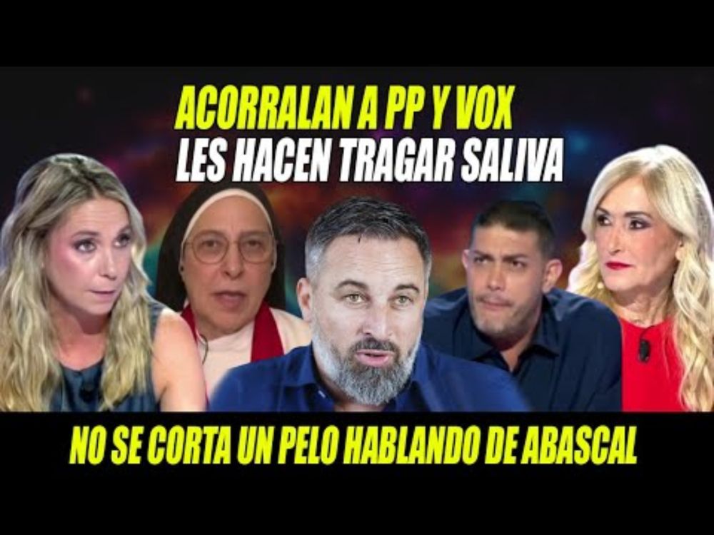 PP-VOX en JAQUE- Dejan SUDANDO a Cifuentes y PALMERO- ZAMBOMBAZO de Espinar y Sor Lucía a Abascal