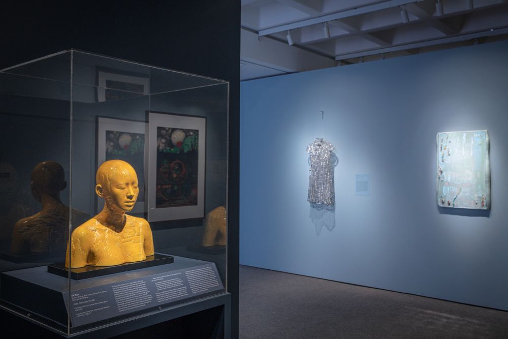 Installation view of Metamorphosis: Chinese Imagination and Transformation, China Institute Gallery, New York, September 2025