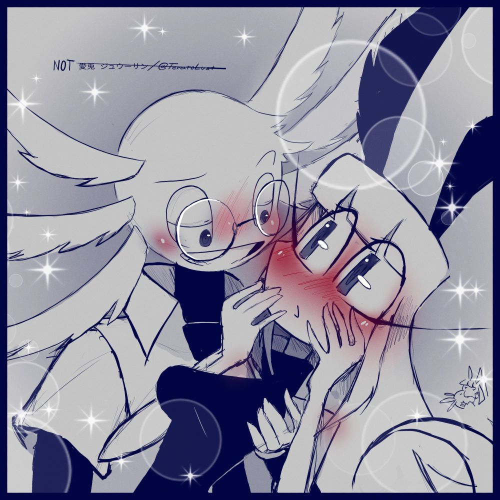 A disgusting work of Tera the rabbit sona and Kinito the Axolotl in a familiar tumblr artsyle that shouldn't exist
-
#kinitopet #yume #yumeshipping #selfshipping #selfship #ocxcanon