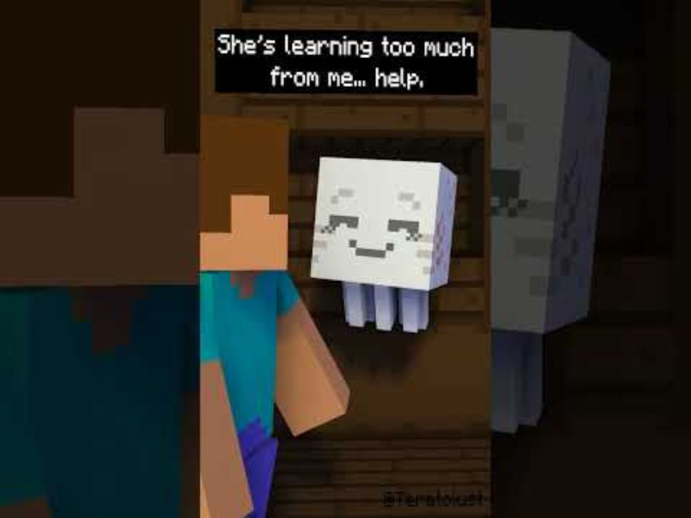 Herobrine tasting his own medicine :] - The Monster School: A New Lesson (FAN ANIMATION)