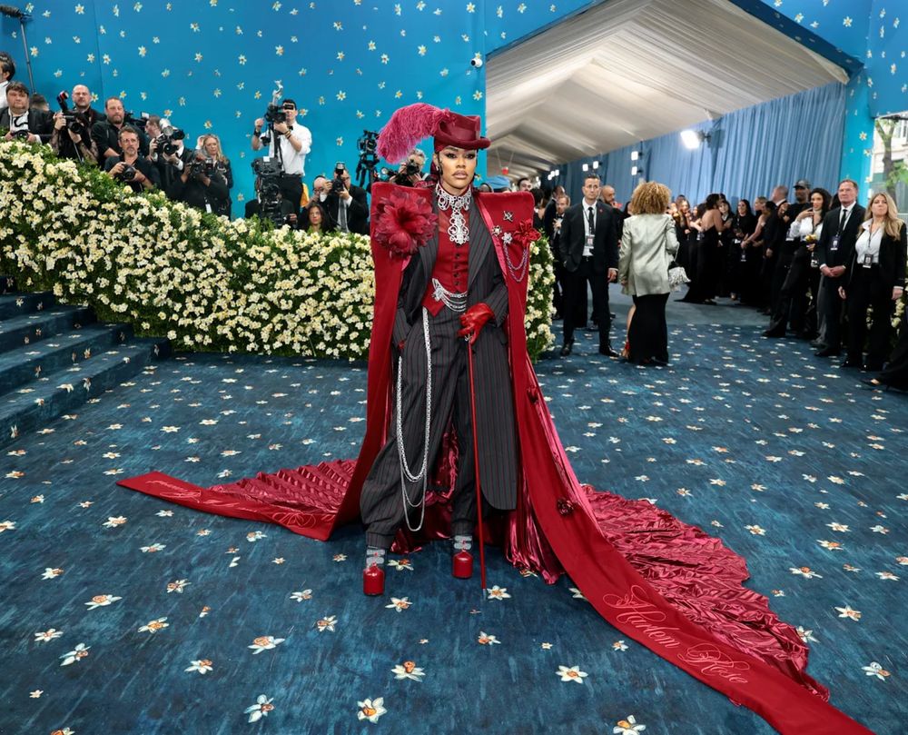 Teyana Taylor in custom Marc Jacobs Photo: Dimitrios Kambouris/Getty Images for The Met Museum/Vogue