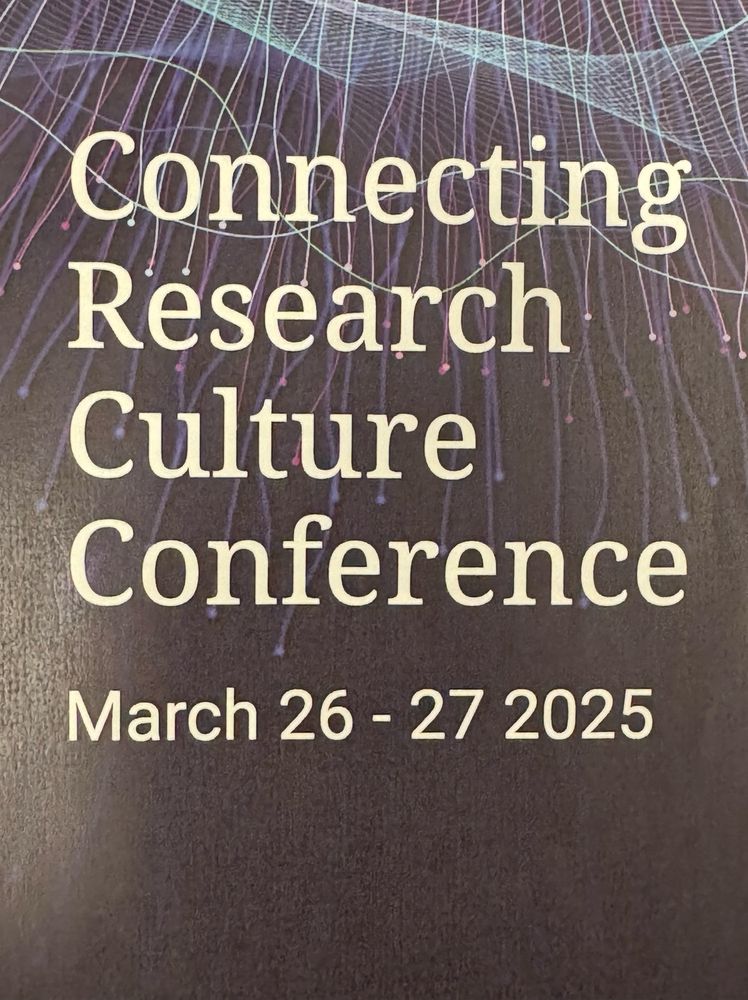 An image of a conference booklet for Connecting Research Culture Conference
