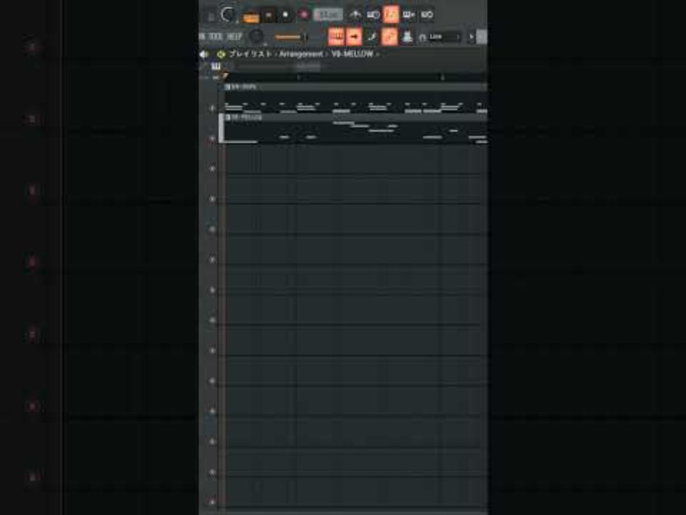I want to make a groove beat using an acoustic bass sound.【day9】#shorts