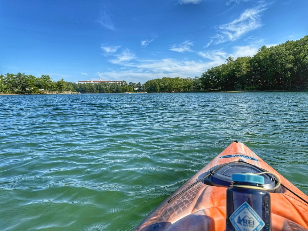 Kayaking in little harbor 