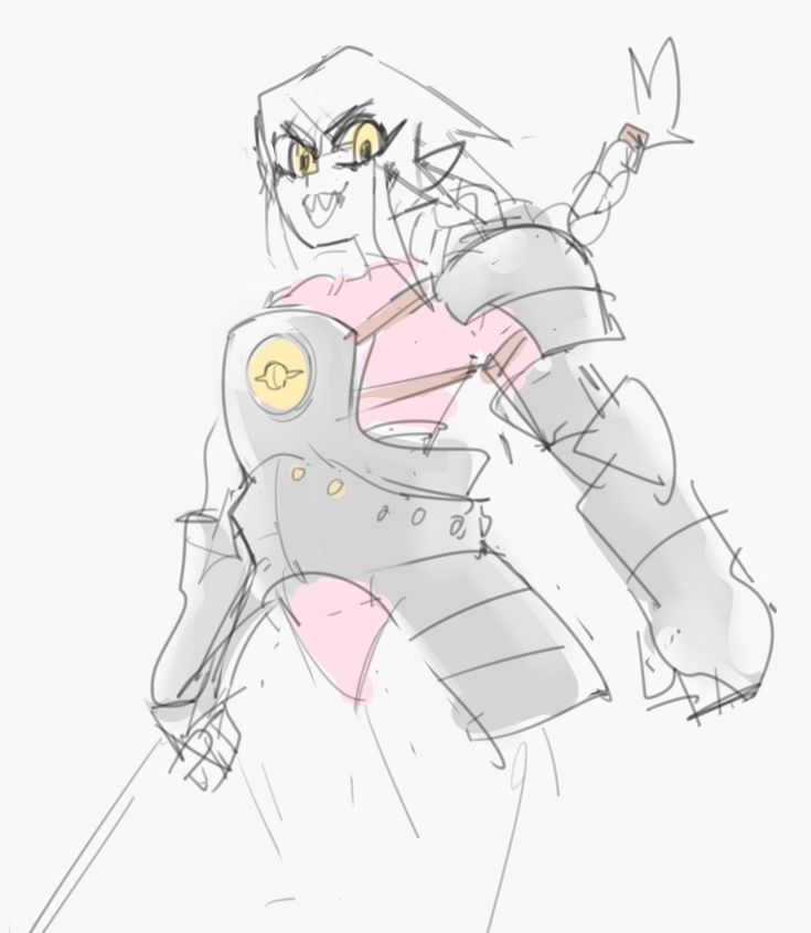 sketch of an elfish hexblade warlock with vengeance paladin levels for fifth edition Dungeons "ampersand" Dragons, a trademark registered in the United States and other territories of Wizards of the Coast, a subsidiary of Hasbro, Incorporated