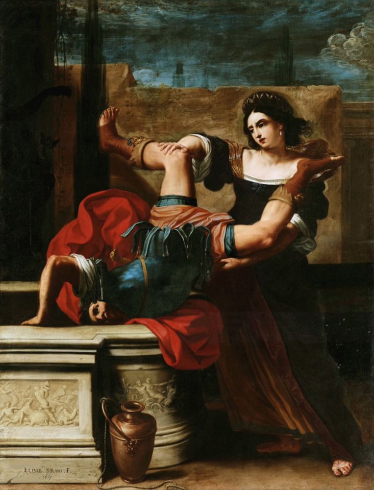Cuadro Elisabetta Sirani
Timoclea matando al Capitán de Alejandro
1659
Museo di Capodimonte
Napoli