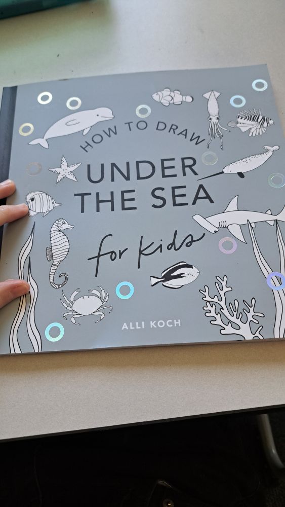 "How to draw under the sea for kids" by alli Koch 