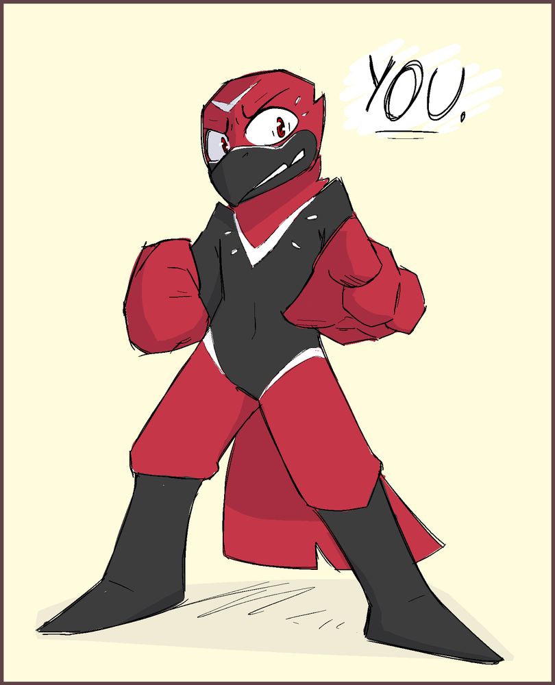 an anthro corvid pointing at the camera and saying "YOU" angrily 