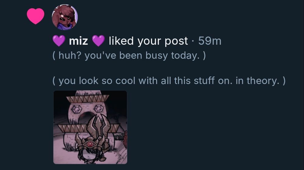 💜 miz 💜 liked your post