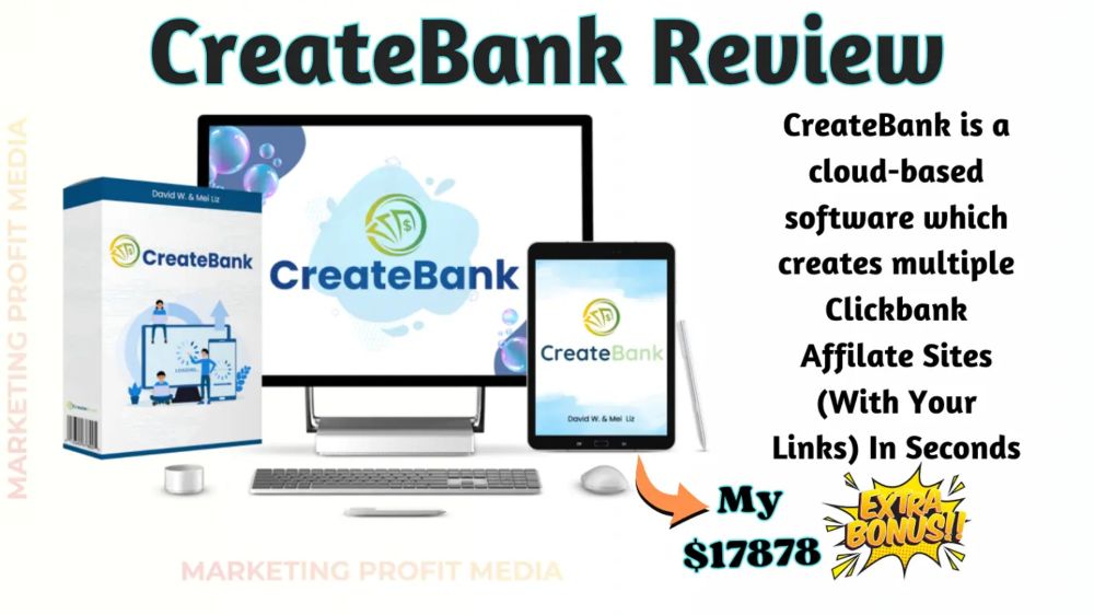 CreateBank Review - Generate Multiple Clickbank Money Sites In Seconds