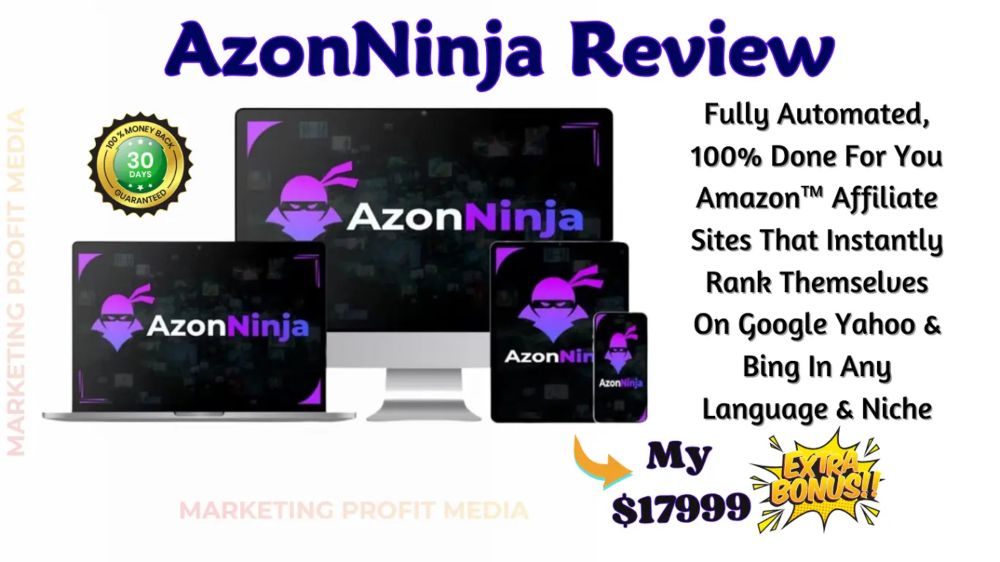 AzonNinja Review - Create & Sell Profitable Amazon Affiliate Sites