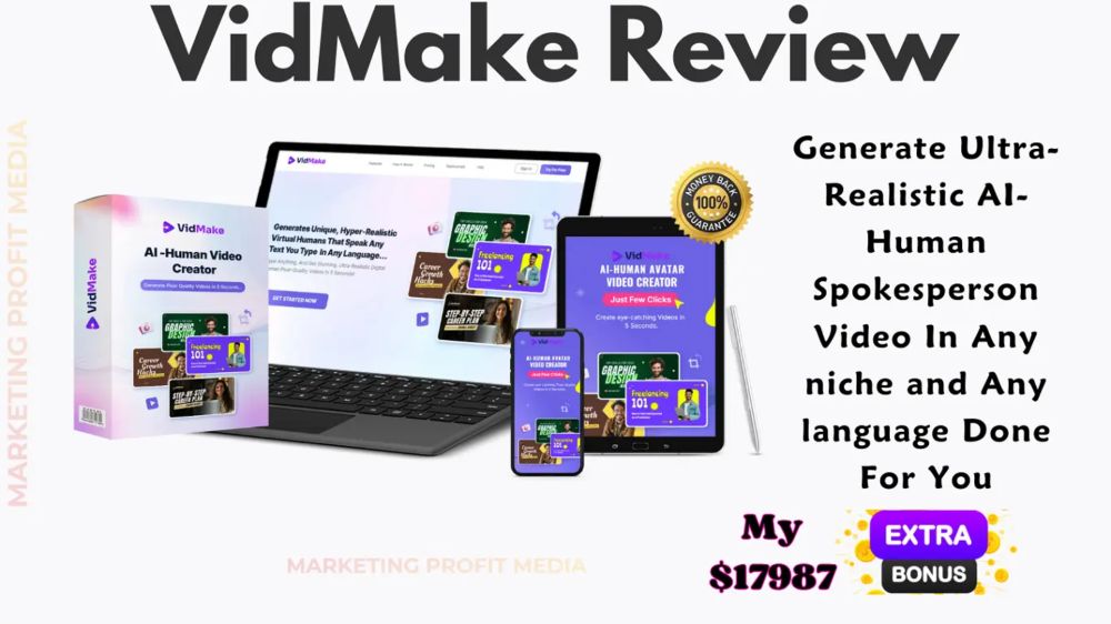 VidMake Review - AI-Human Video Creator Tool