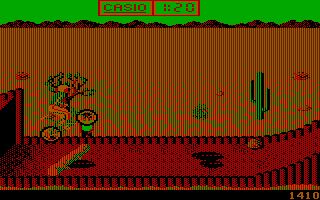 Screenshot from California Games on the PC with CGA graphics