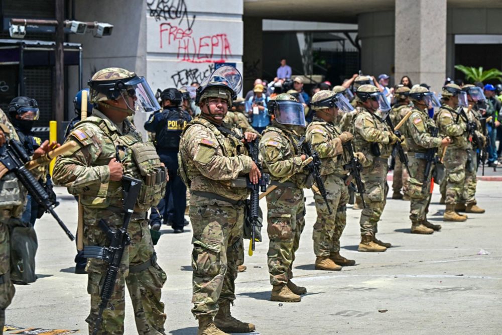 Troops would be equipped with weapons and riot gear, ready to deploy within an hour under the reported plans