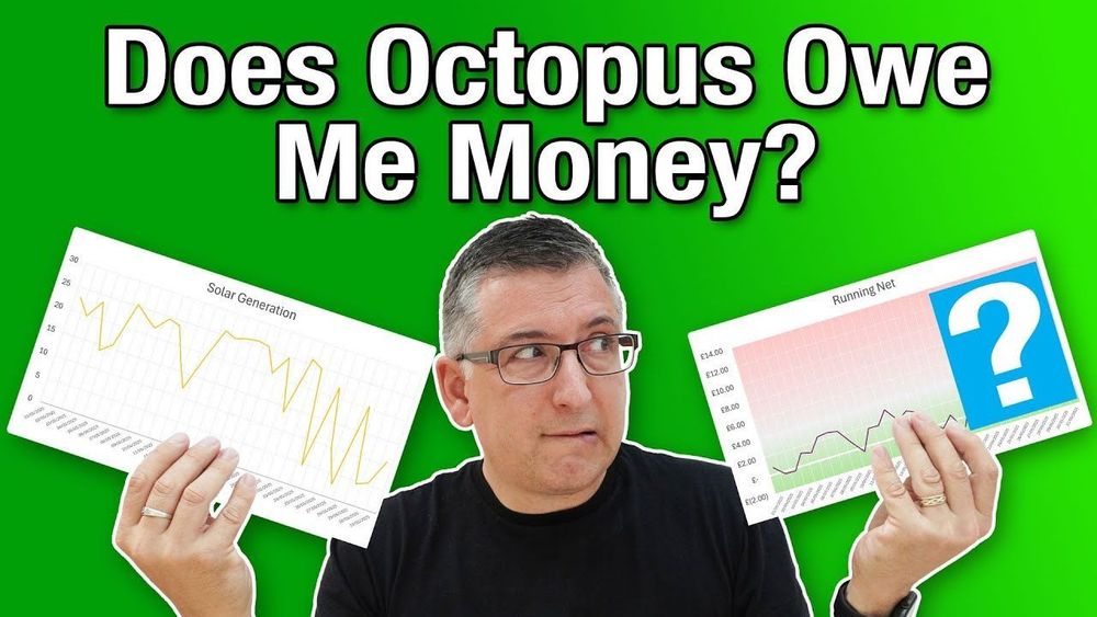Can I get a negative energy bill using solar and batteries? Do Octopus Energy owe me money?