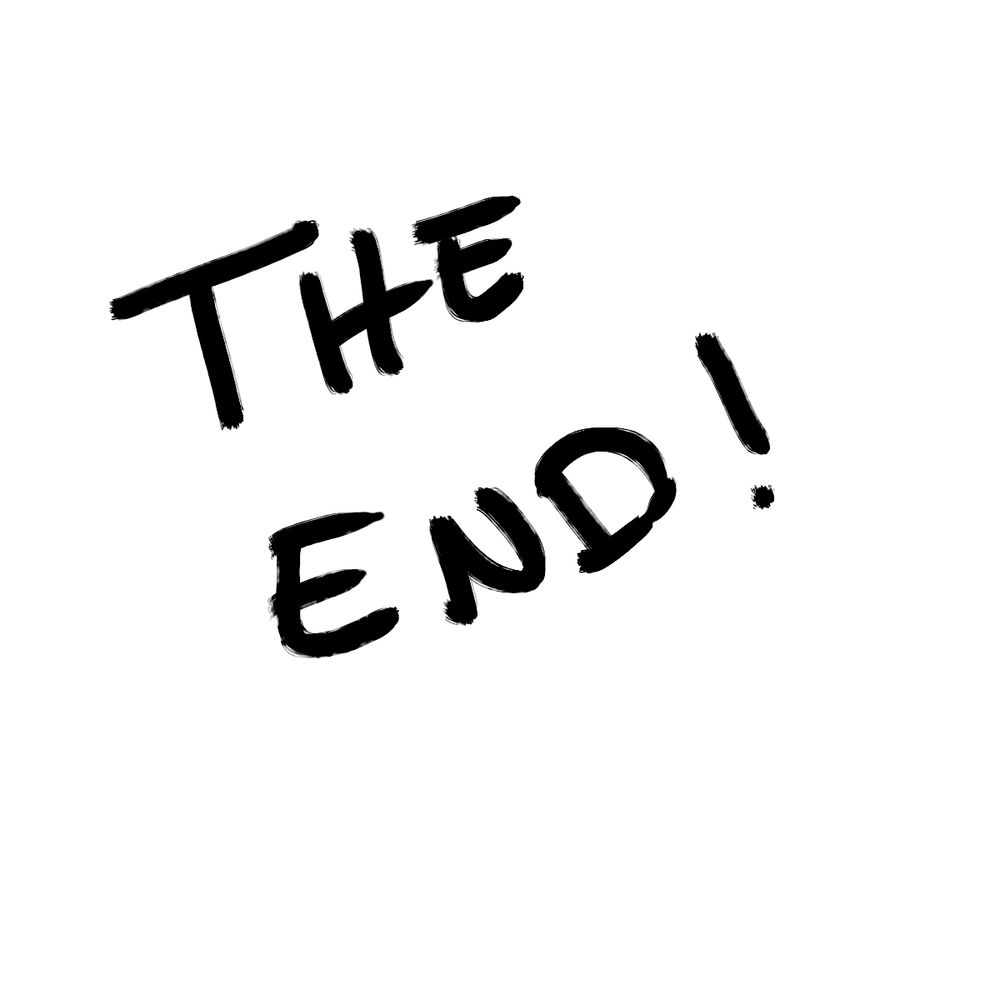 It just says "The end!"