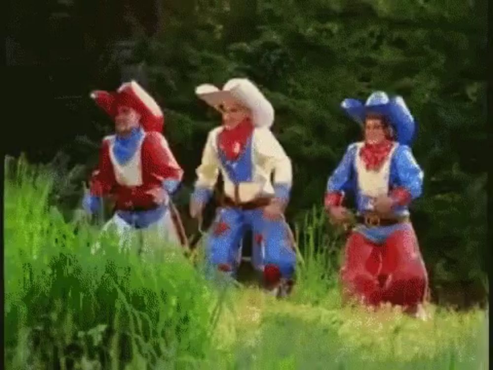 Friends Cowboys GIF