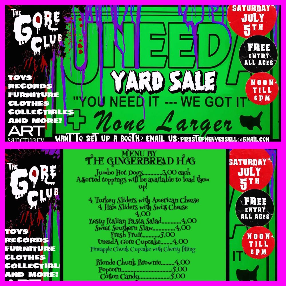 Yard sale sign